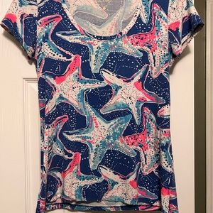 Lilly Pulitzer T shirt GUC size small small